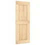 Schiebetür mit Beschlägen aus massivem Kiefernholz 80x210 cm von vidaXL, Türen - Ref: Foro24-3203220, Preis: 198,98 €, Rabatt: %