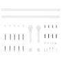 Puerta corredera con herrajes madera maciza de pino 85x210 cm de vidaXL, Puertas - Ref: Foro24-3203221, Precio: 198,34 €, Des...