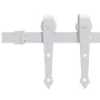 Puerta corredera con herrajes madera maciza de pino 85x210 cm de vidaXL, Puertas - Ref: Foro24-3203225, Precio: 198,78 €, Des...