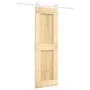 Puerta corredera con herrajes madera maciza de pino 70x210 cm von vidaXL, Türen - Ref: Foro24-3203219, Preis: 177,94 €, Rabat...