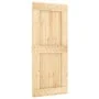 Puerta corredera con herrajes madera maciza de pino 90x210 cm de vidaXL, Puertas - Ref: Foro24-3203222, Precio: 206,99 €, Des...