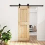 Schiebetür mit massivem Kiefernholzbeschlägen 70x210 cm von vidaXL, Türen - Ref: Foro24-3203236, Preis: 158,96 €, Rabatt: %