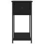 Mesitas de noche 2 uds madera de ingeniería negra 30x60x60 cm de vidaXL, Mesitas de noche - Ref: Foro24-826054, Precio: 78,87...