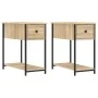 Mesitas noche 2 uds madera ingeniería roble Sonoma 30x60x60 cm de vidaXL, Mesitas de noche - Ref: Foro24-826056, Precio: 62,1...