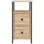 Nachttische, 2 Stück, Holzwerkstoff, Sonoma-Eiche, 30 x 60 x 60 cm von vidaXL, Nachttische - Ref: Foro24-826066, Preis: 102,8...
