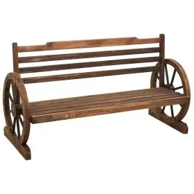 Gartenbank aus massivem Tannenholz 142 cm von vidaXL, Gartenbänke - Ref: Foro24-313892, Preis: 261,18 €, Rabatt: %