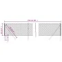 Silberdrahtzaun 0,8x25 m von vidaXL, Zaunpaneele - Ref: Foro24-154008, Preis: 73,43 €, Rabatt: %