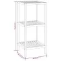 Solid walnut wood bathroom shelf 36x36x79 cm by vidaXL, Bookcases and shelves - Ref: Foro24-350365, Price: 46,00 €, Discount: %