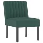 Silla tapizada de terciopelo verde oscuro de vidaXL, Sillas poltrona - Ref: Foro24-352453, Precio: 81,69 €, Descuento: %