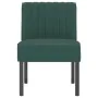 Silla tapizada de terciopelo verde oscuro de vidaXL, Sillas poltrona - Ref: Foro24-352453, Precio: 81,69 €, Descuento: %