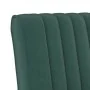 Silla tapizada de terciopelo verde oscuro de vidaXL, Sillas poltrona - Ref: Foro24-352453, Precio: 81,69 €, Descuento: %