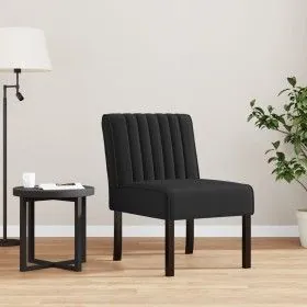Black velvet upholstered chair by vidaXL, Easy chairs - Ref: Foro24-352454, Price: 78,03 €, Discount: %