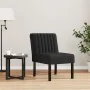 Silla tapizada de terciopelo negro de vidaXL, Sillas poltrona - Ref: Foro24-352454, Precio: 78,03 €, Descuento: %