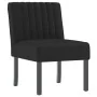 Gepolsterter Stuhl mit schwarzem Samt von vidaXL, Einfache Stühle - Ref: Foro24-352454, Preis: 78,03 €, Rabatt: %