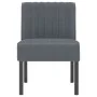 Dunkelgrauer, mit Samt gepolsterter Stuhl von vidaXL, Einfache Stühle - Ref: Foro24-352452, Preis: 77,65 €, Rabatt: %
