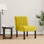 Gelber Samt gepolsterter Stuhl von vidaXL, Einfache Stühle - Ref: Foro24-352455, Preis: 64,58 €, Rabatt: %