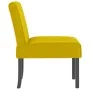 Silla tapizada de terciopelo amarillo de vidaXL, Sillas poltrona - Ref: Foro24-352455, Precio: 64,58 €, Descuento: %