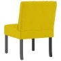 Gelber Samt gepolsterter Stuhl von vidaXL, Einfache Stühle - Ref: Foro24-352455, Preis: 64,58 €, Rabatt: %