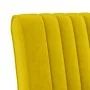 Gelber Samt gepolsterter Stuhl von vidaXL, Einfache Stühle - Ref: Foro24-352455, Preis: 64,58 €, Rabatt: %