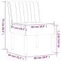 Gelber Samt gepolsterter Stuhl von vidaXL, Einfache Stühle - Ref: Foro24-352455, Preis: 64,58 €, Rabatt: %