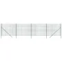 Cerca de alambre de acero galvanizado verde 2,2x10 m de vidaXL, Paneles de vallas - Ref: Foro24-154071, Precio: 123,60 €, Des...