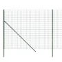 Cerca de alambre de acero galvanizado verde 2,2x10 m de vidaXL, Paneles de vallas - Ref: Foro24-154071, Precio: 123,60 €, Des...