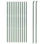 Grüner Zaun aus verzinktem Stahldraht 2,2 x 25 m von vidaXL, Zaunpaneele - Ref: Foro24-154079, Preis: 246,55 €, Rabatt: %