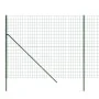 Cerca de alambre de acero galvanizado verde 2,2x25 m de vidaXL, Paneles de vallas - Ref: Foro24-154079, Precio: 246,55 €, Des...