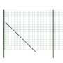 Grüner Zaun aus verzinktem Stahldraht 2,2 x 25 m von vidaXL, Zaunpaneele - Ref: Foro24-154079, Preis: 246,55 €, Rabatt: %