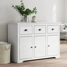 Aparador BODO madera maciza de pino blanco 115x43x79,5 cm de vidaXL, Aparadores - Ref: Foro24-355065, Precio: 272,30 €, Descu...