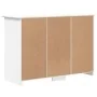 Aparador BODO madera maciza de pino blanco 115x43x79,5 cm de vidaXL, Aparadores - Ref: Foro24-355065, Precio: 272,30 €, Descu...