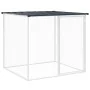 Jaula gallinas y toldo acero galvanizado antracita 103x98x90 cm de vidaXL, Jaulas y habitáculos para animales pequeños - Ref:...