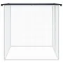 Jaula gallinas y toldo acero galvanizado antracita 103x98x90 cm de vidaXL, Jaulas y habitáculos para animales pequeños - Ref:...