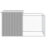 Caseta peroos corral acero galvanizado gris claro 110x201x110cm de vidaXL, Casetas para perros - Ref: Foro24-172358, Precio: ...