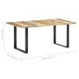 Mesa de comedor de madera maciza reciclada 180x90x76 cm de vidaXL, Mesas de cocina y de comedor - Ref: Foro24-285830, Precio:...