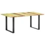 Mesa de comedor de madera maciza reciclada 180x90x76 cm de vidaXL, Mesas de cocina y de comedor - Ref: Foro24-285830, Precio:...