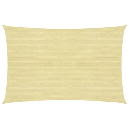 Toldo de vela beige HDPE 160 g/m² 3x4 m de vidaXL, Sombrillas - Ref: Foro24-311127, Precio: 32,40 €, Descuento: %