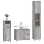 Set de muebles de baño 3 pzas madera contrachapada gris sonoma de vidaXL, Muebles de baño - Ref: Foro24-3190219, Precio: 178,...