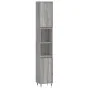 Set de muebles de baño 3 pzas madera contrachapada gris sonoma de vidaXL, Muebles de baño - Ref: Foro24-3190219, Precio: 178,...