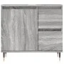 Set de muebles de baño 3 pzas madera contrachapada gris sonoma de vidaXL, Muebles de baño - Ref: Foro24-3190219, Precio: 178,...