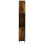 Set de muebles baño 3 pzas madera contrachapada roble ahumado de vidaXL, Muebles de baño - Ref: Foro24-3190226, Precio: 188,7...
