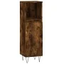 Set de muebles baño 3 pzas madera contrachapada roble ahumado de vidaXL, Muebles de baño - Ref: Foro24-3190226, Precio: 188,7...