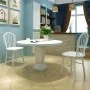Sillas de comedor 2 unidades madera maciza de caucho blanca de vidaXL, Sillas de comedor - Ref: Foro24-242026, Precio: 185,60...