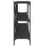 Mesa consola hierro y madera de ingeniería negro 180x30x75 cm de vidaXL, Mesas auxiliares - Ref: Foro24-832853, Precio: 75,26...