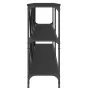 Mesa consola hierro y madera de ingeniería negro 200x30x75 cm de vidaXL, Mesas auxiliares - Ref: Foro24-832858, Precio: 97,49...