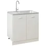 Silbernes Abtropfbecken 800x500x155 mm aus Edelstahl von vidaXL, Sinkt - Ref: Foro24-147232, Preis: 114,83 €, Rabatt: %