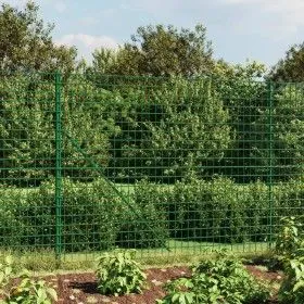 Green galvanized steel wire fence 1.6x25 m by vidaXL, fence panels - Ref: Foro24-154076, Price: 192,62 €, Discount: %