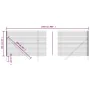 Grüner Zaun aus verzinktem Stahldraht 1,6 x 25 m von vidaXL, Zaunpaneele - Ref: Foro24-154076, Preis: 192,62 €, Rabatt: %