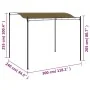 Toldo parasol gris taupe 3x2,4 cm 180 g/m² de vidaXL, Carpas y cenadores - Ref: Foro24-312216, Precio: 192,44 €, Descuento: %