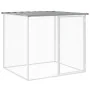 Jaula gallinas y toldo acero galvanizado gris claro 103x98x90cm de vidaXL, Jaulas y habitáculos para animales pequeños - Ref:...